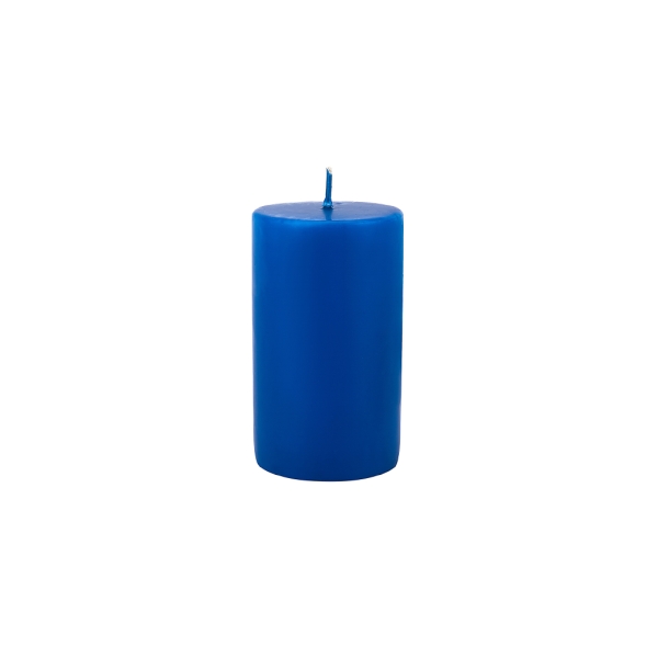 Sandy Candle 7 x 12 cm - Dark Blue