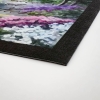 Peace At Home Zymta Printed Doormat 45 x 75 cm - Green / Dark Pink / Purple / White
