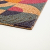Welcome Zymta Doormat 45 x 75 cm - Brown / Mustard / Dark Pink / Navy Blue