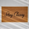 Stay Classy Zymta Doormat 45 x 75 cm - Brown / Black