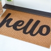 Hello Zymta Doormat 45 x 75 cm - Brown / Black