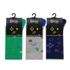 1 Pair Tetris Themed Teenage Mens Socks Assorted Size (37 - 39 )  - Green