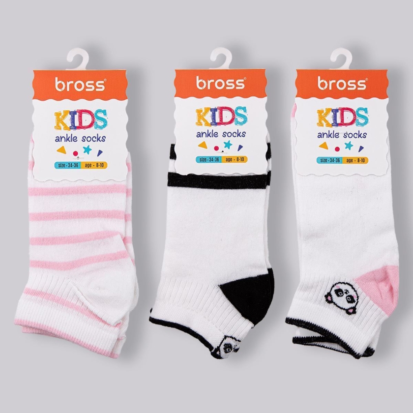 3 Pairs 3D Panda Girls Socks Size: ..