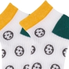 3 Pairs Ball And Striped Boys Socks Asorty Size (28 - 30 ) Age: 4-6 - White