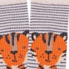 3 Pairs Fox , Tiger Boy Socks Size: (34 - 36) Age: 8-10 - Multicolor