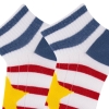 3 Pairs Star Boys Socks Asorty Size (31 - 33 ) Age: 6-8 - White / Blue