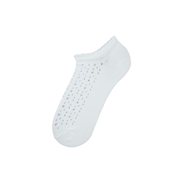 1 Pair Net Women Sneaker Socks  ( 36 - 40 ) - White