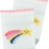 3 Pairs Simple Patterned Baby Girls Socks Asorty ( 16 - 18 ) Age: 6 - 12 Months - Mint / Mustard / Pink