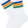 3 Pairs Colorful Patterned Men Socks Asorty ( 40 -  42 ) - Grey / White / Black