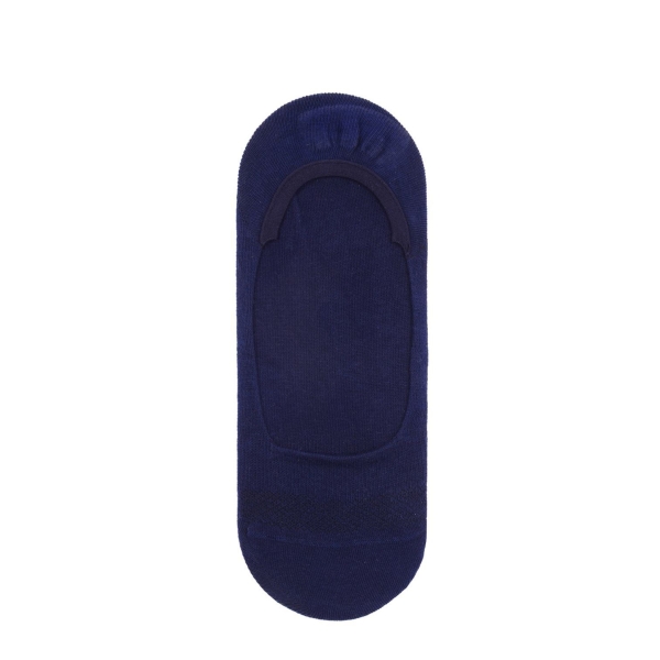 1 Pair Simple Patterned Women Invisible Socks Asorty ( 36 - 38 ) - Navy Blue