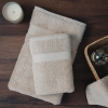 Simple 70 x 140 cm Bath Towel Premium Cotton - Beige