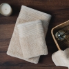Pale 70 x 140 cm Bath Towel Premium Cotton - Beige