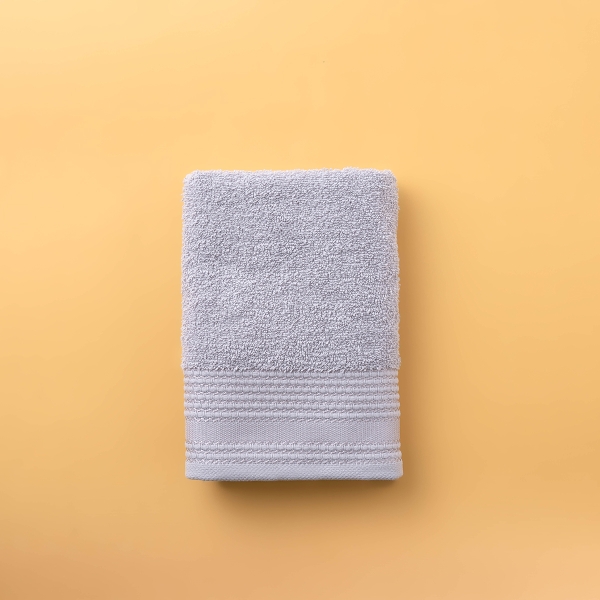 Pale 50 x 90 cm Face Towel Premium Cotton - Grey