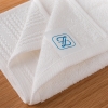 Pale 70 x 140 cm Bath Towel Premium Cotton - White
