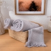 Modernistic 70 x 140 cm Bath Towel Premium Cotton - Grey