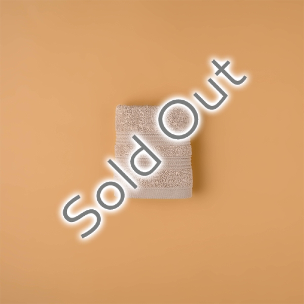 Fonts 30 x 50 cm Towel Premium Cotton - Beige