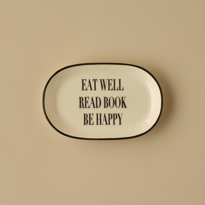 Book Lovers Stoneware Serving Plate..