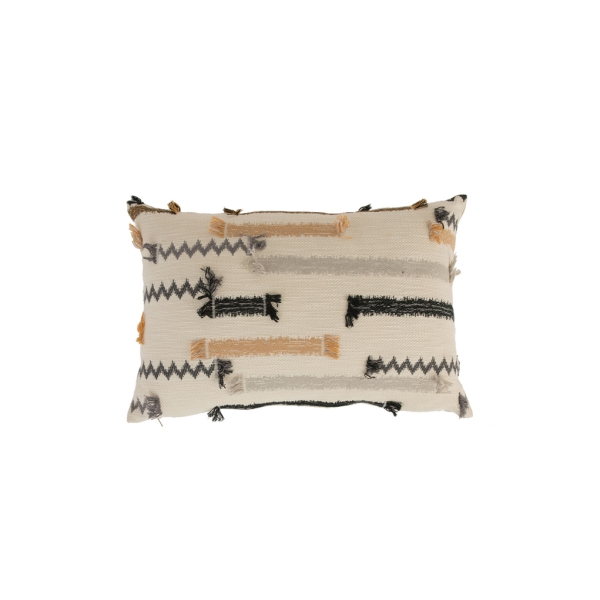 Castille Cotton Decorative Cushion 35 x 50 cm - Ecru
