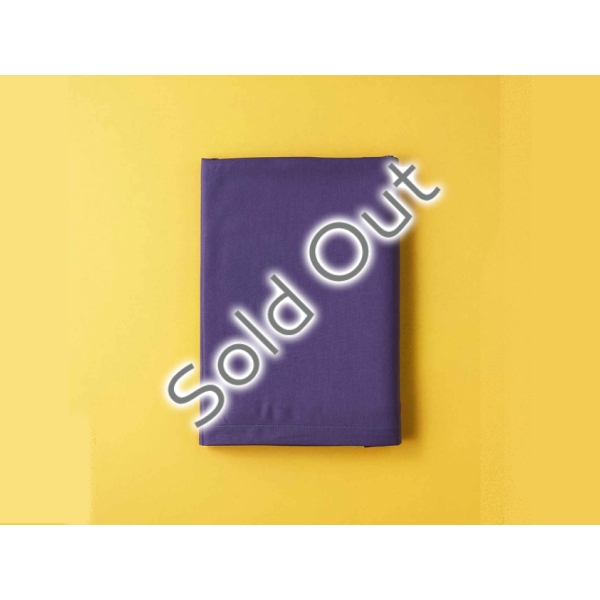 Satin Double Fitted Sheet 160 x 200 + 35 cm - Purple