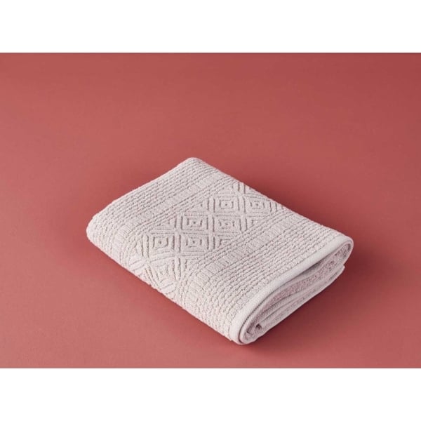 Helena Cotton Face Towel 50 x 75 cm - Beige