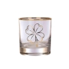 4 Pieces A Sip of Luck Glass Cup Set 300 ml - Gold