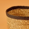 Maris Wicker Round Basket 20 x 10 cm - Dark Beige / Brown