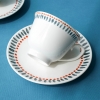 2 Pieces Marine Porcelain Coffee Cup Set 70 ml - Blue
