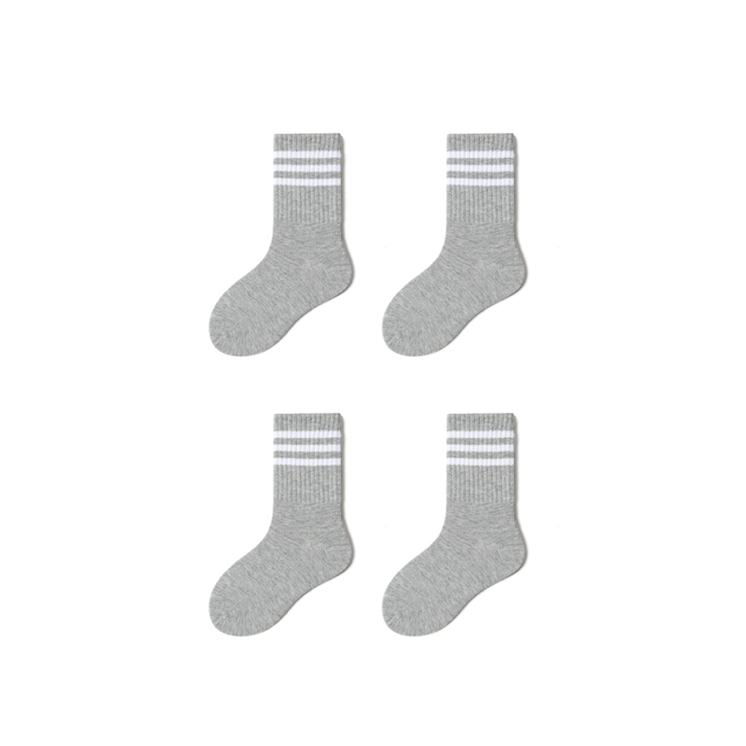 4 Pairs Striped Seasonal Baby Socks..