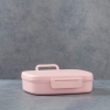 Zymta Plastic Lunch Box 17 x 21 cm (900 ml) - Pink 