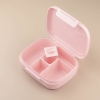 Zymta Plastic Lunch Box 17 x 21 cm (900 ml) - Pink 