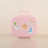 Zymta Plastic Lunch Box 17 x 21 cm (900 ml) - Pink 
