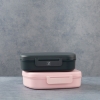 Zymta Plastic Lunch Box 17 x 21 cm (900 ml) - Pink 