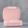 Zymta Plastic Lunch Box 17 x 21 cm (900 ml) - Pink 