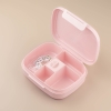 Zymta Plastic Lunch Box 17 x 21 cm (900 ml) - Pink 