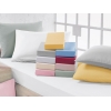 3 Pieces Flat V12 Double Ranforce Fitted Sheet Set 180 x 200 cm - Pink