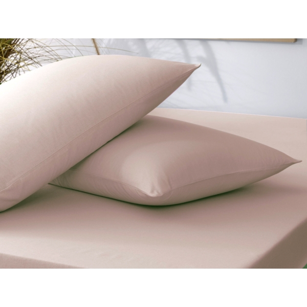 2 Pieces Flat V10 Single Ranforce Fitted Sheet Set 120 x 200 cm - Body Rose