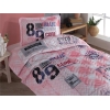 2 Pieces Denim V1 Single Bedspread Set 180 x 240 cm - Pink