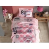 2 Pieces Denim V1 Single Bedspread Set 180 x 240 cm - Pink