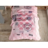 2 Pieces Denim V1 Single Bedspread Set 180 x 240 cm - Pink