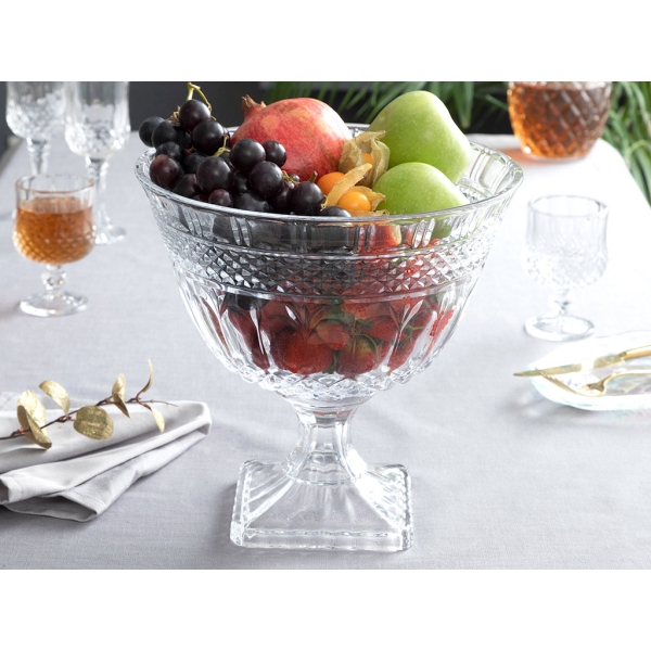 Olena Glass Fruit 30 Cm - Transparent