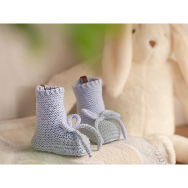 Natural Baby Socks 6 - 12 Months - Blue