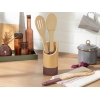 4 Pieces Lina Bamboo Serving Set 16 Cm - Plum