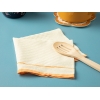 Modern Square Cotton Polyester Drying Towel 37 x 34 x 10 Cm - Orange