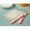 Modern Square Cotton Polyester Drying Towel 37 x 34 x 10 Cm - Pink