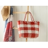 Modern Patch Bag 34 x 14 x 32 Cm - Red