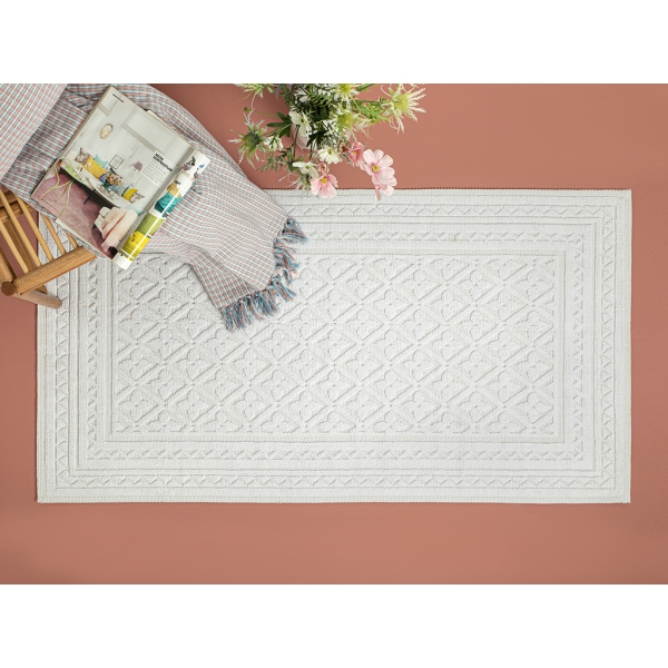 Ronita Cotton Rug 120 x 180 Cm - White