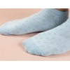 Soft Cotton Women's Short Ankle Socks 36 - 40 - Light Blue