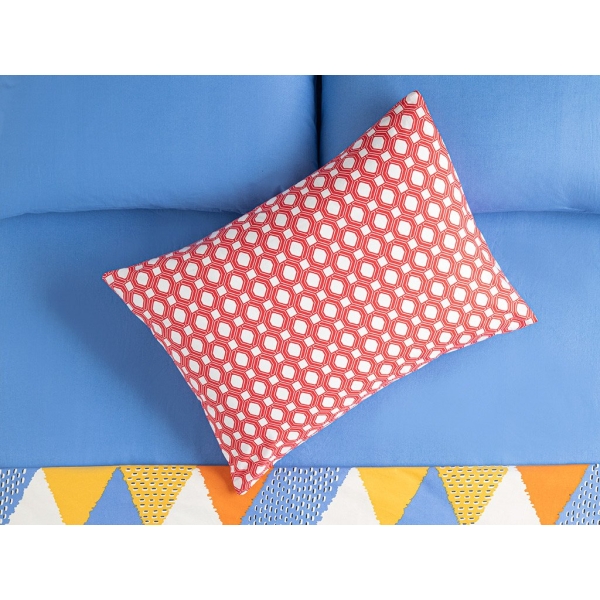 Delilah Cotton Single Pillowcase 50 x 70 Cm - Red