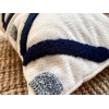 Vermont Punch Decorative Cushion With Filling 43 x 43 cm - Light Beige / Dark Grey / Pink / Navy Blue