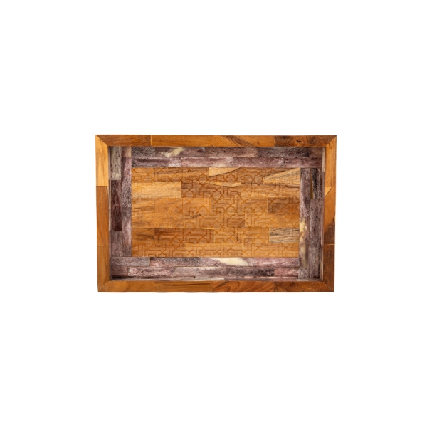 AFR Bone Wooden Tray 30 x 20 cm